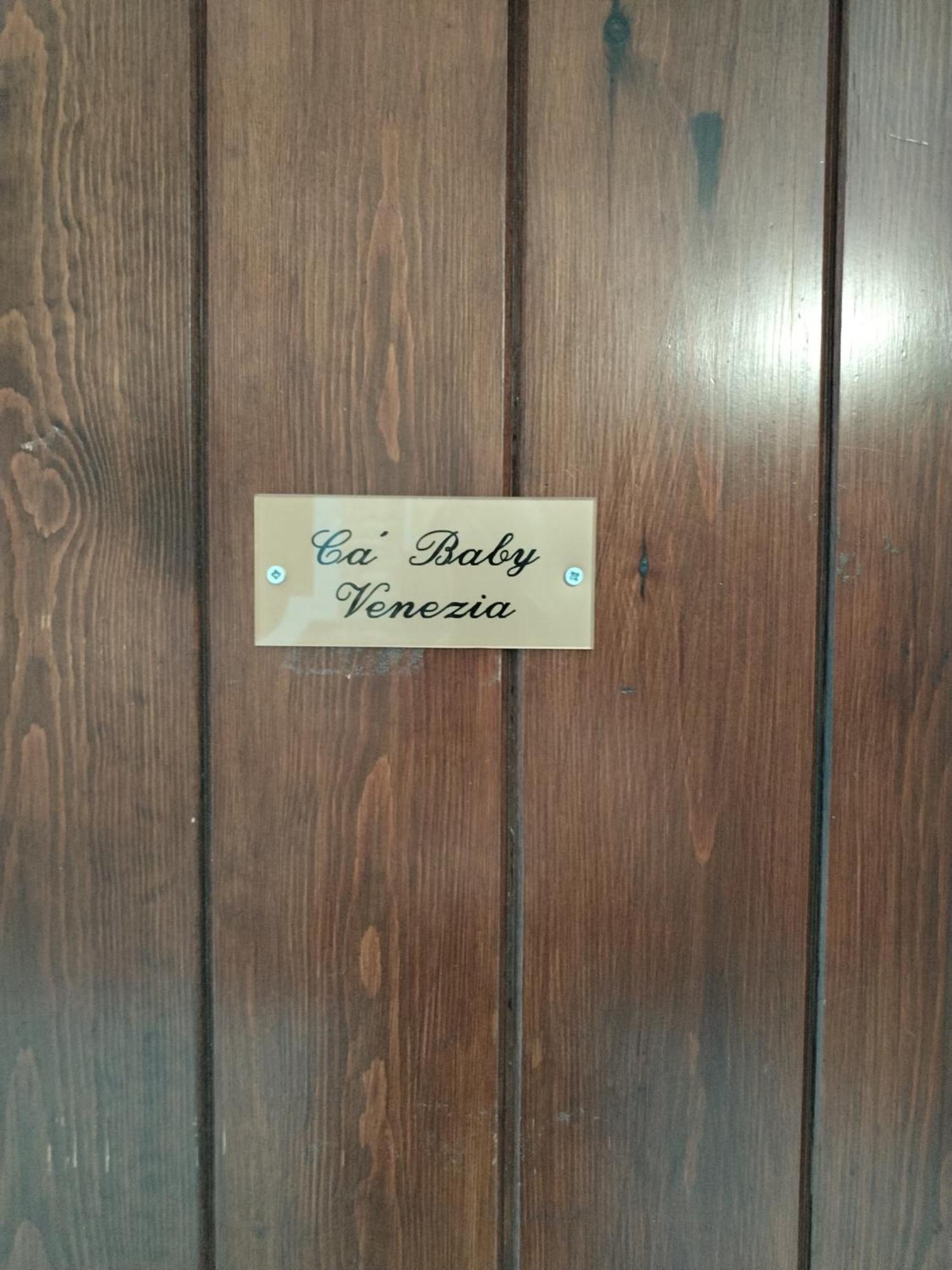 Appartamento Ca' Baby Venezia Esterno foto
